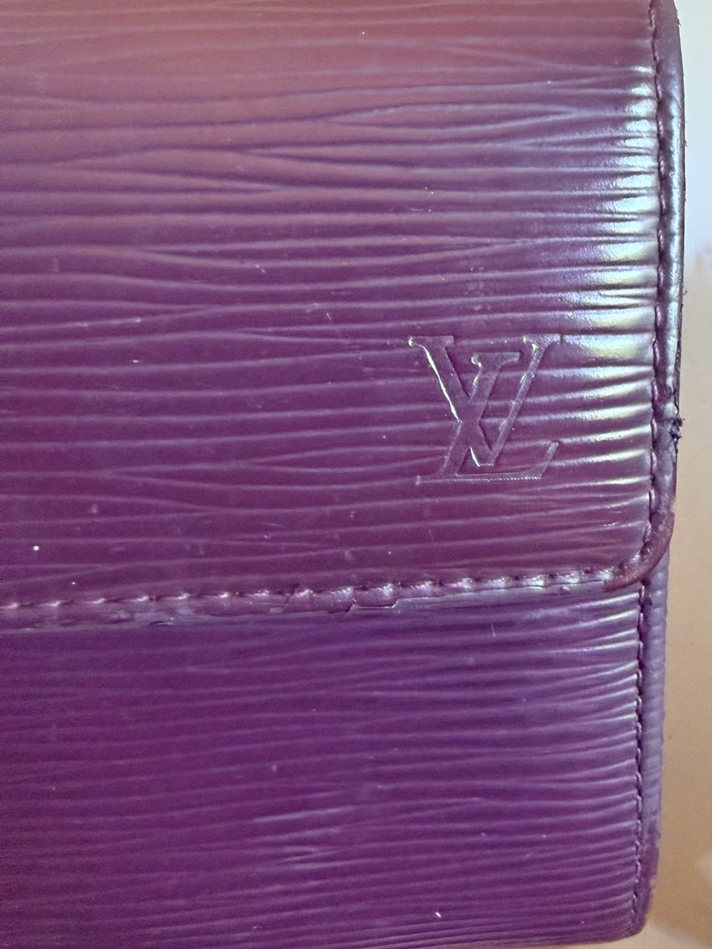 LV Purple Epi Leather Women’s Wallet